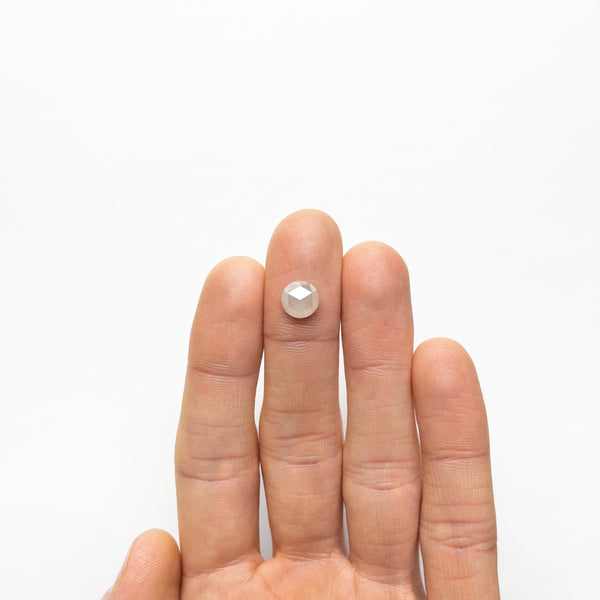 2.51ct 8.12x8.07x4.46mm Round Rosecut 20901-10 - Gem Breakfast