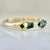 Belladonna Green-Yellow Bi Color Sapphire Ring