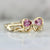 Bowtiful Pink Pear Sapphire Ring