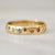 Pink Sapphire Celestial Star Wedding band