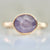 Six Candles Purple Oval Cut Opalescent Sapphire Ring