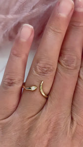 Snake Diamond Ring
