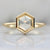 Fair Verona Champagne Hexagon Rose Cut Diamond Ring