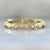 Willowleaf White Round Brilliant Diamond Eternity Band