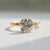 Star Born Luxe Salt & Pepper Round Brilliant Cut Diamond Ring