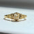 Bellis Cushion Cut Diamond Ring in Yellow Gold