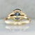 Berry Patch Blue Oval Cut Spinel Ring