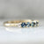 Carte Blanche Round Brilliant Cut Sapphire Band