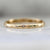 Celeste Minor Star Engraved Diamond Gold Band