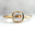 Crosby Light Champagne Cushion Portrait Cut Diamond Ring
