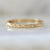 Follow Your Heart Luxe Engraved Diamond Gold Band