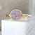 Kelty Pelechytik Pink Opalescent Oval Cut Sapphire Ring