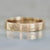 Stargazer Engraved Gold Band in Peach Gold