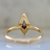 Elysia Grey Rose Cut Diamond Ring