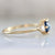 Emily Gill Ring Current Ring Size 6.75 Cici Blue Sapphire & Diamond Ring