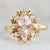 Ruta Reifen Ring Current Ring Size 6.5 Happy Heart Diamond & Morganite Ring