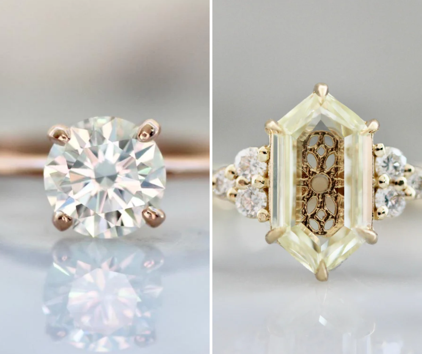 Custom engagement rings vs customizable engagement rings