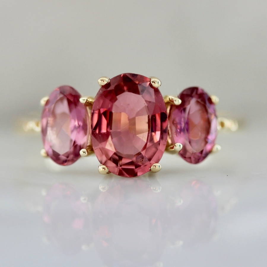 21 Tantalizingly Unique Green & Pink Tourmaline Rings