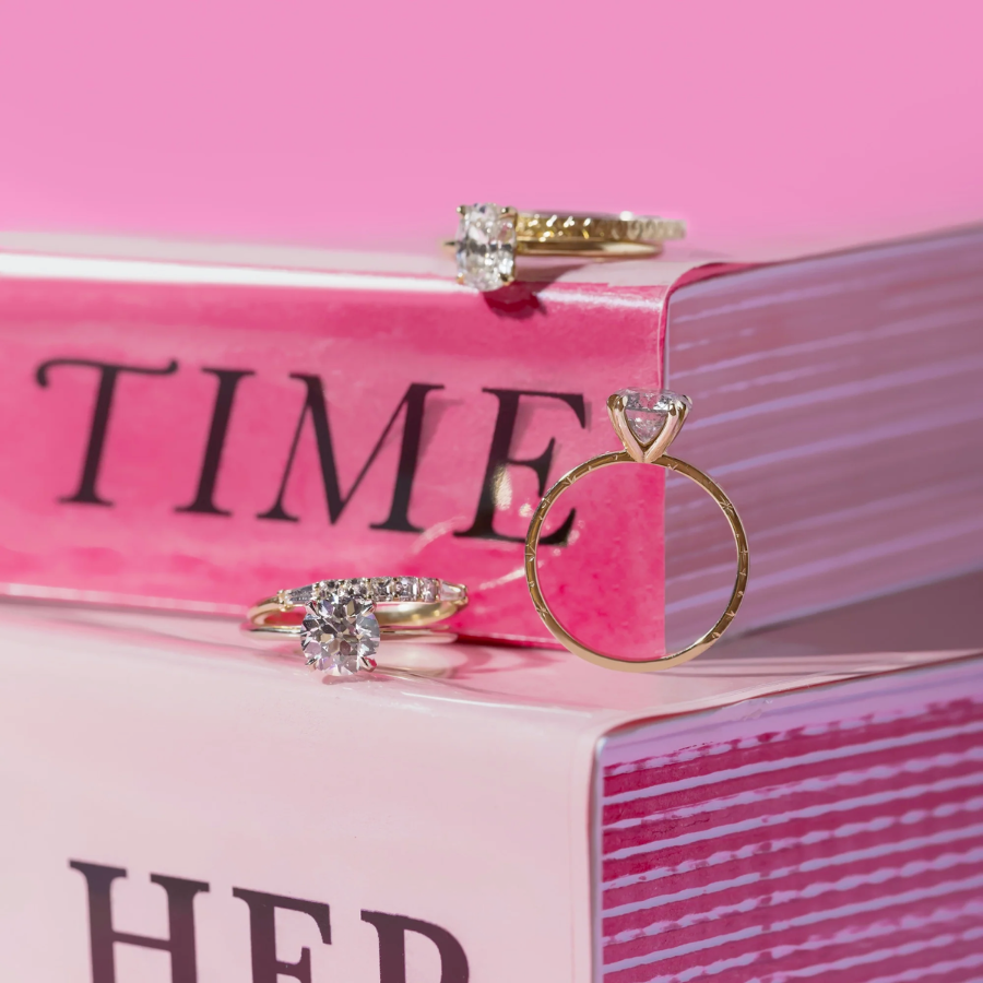 1.31 Carat Stella Old European Cut Diamond Ring