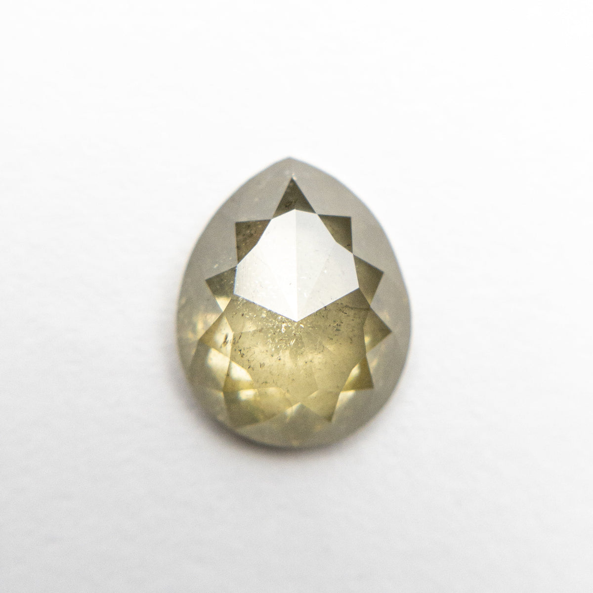 
            1.78ct 9.05x7.38x3.31mm Pear Rosecut 19048-08 - Misfit Diamonds