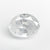 5.54ct 11.83x9.02x6.02mm GIA I2 Fancy White Modern Antique Oval Old Mine Cut 19722-01