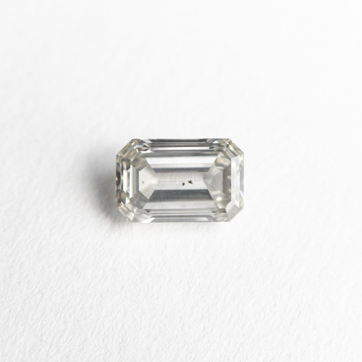 0.52ct 5.68x3.68x2.28mm SI2 Fancy Grey Cut Corner Rectangle Step