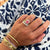 2.04 Carat Mirella Pink Oval Cut Opalescent Sapphire Ring