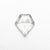 0.69ct 7.65x6.91x1.62mm Shield Rosecut 20027-15