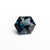 1.06ct 7.05x5.66x3.68mm Hexagon Brilliant Sapphire 20031-07