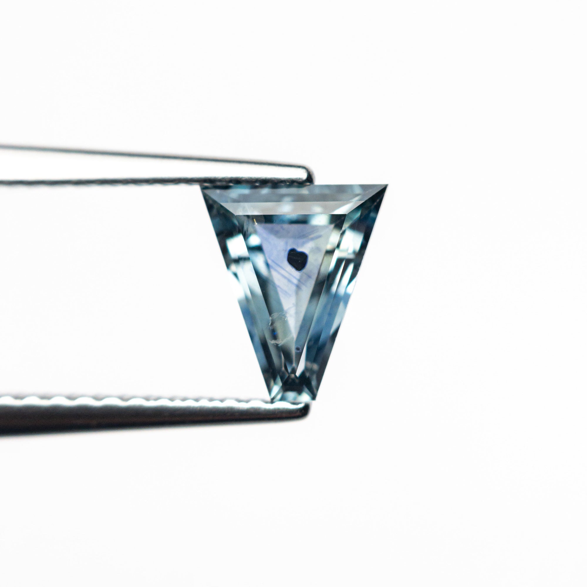 0.81ct 6.98x6.15x2.65mm Shield Rosecut Sapphire 22266-33