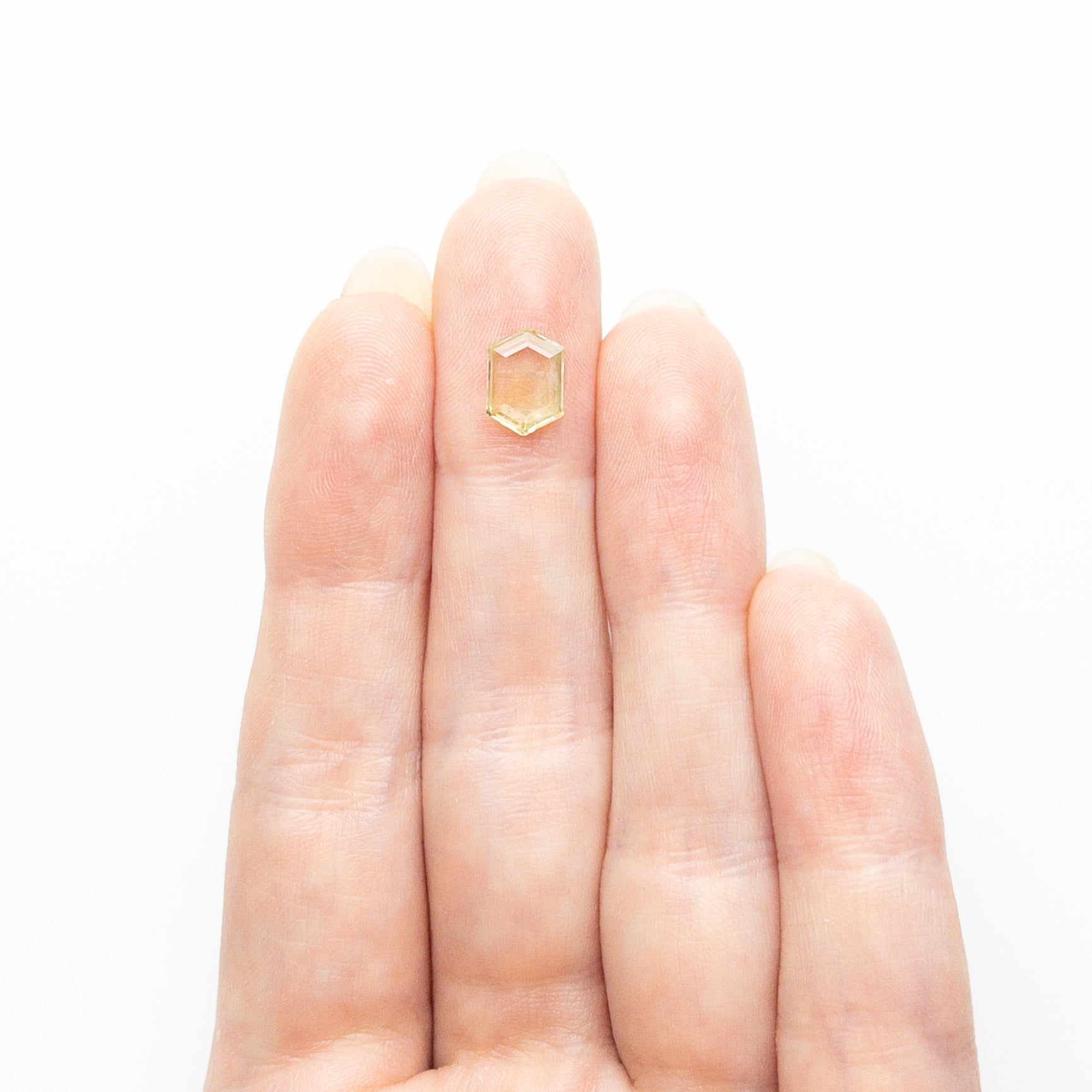 1.47ct 8.55x6.07x2.35mm Hexagon Portrait Cut Sapphire 22434-133