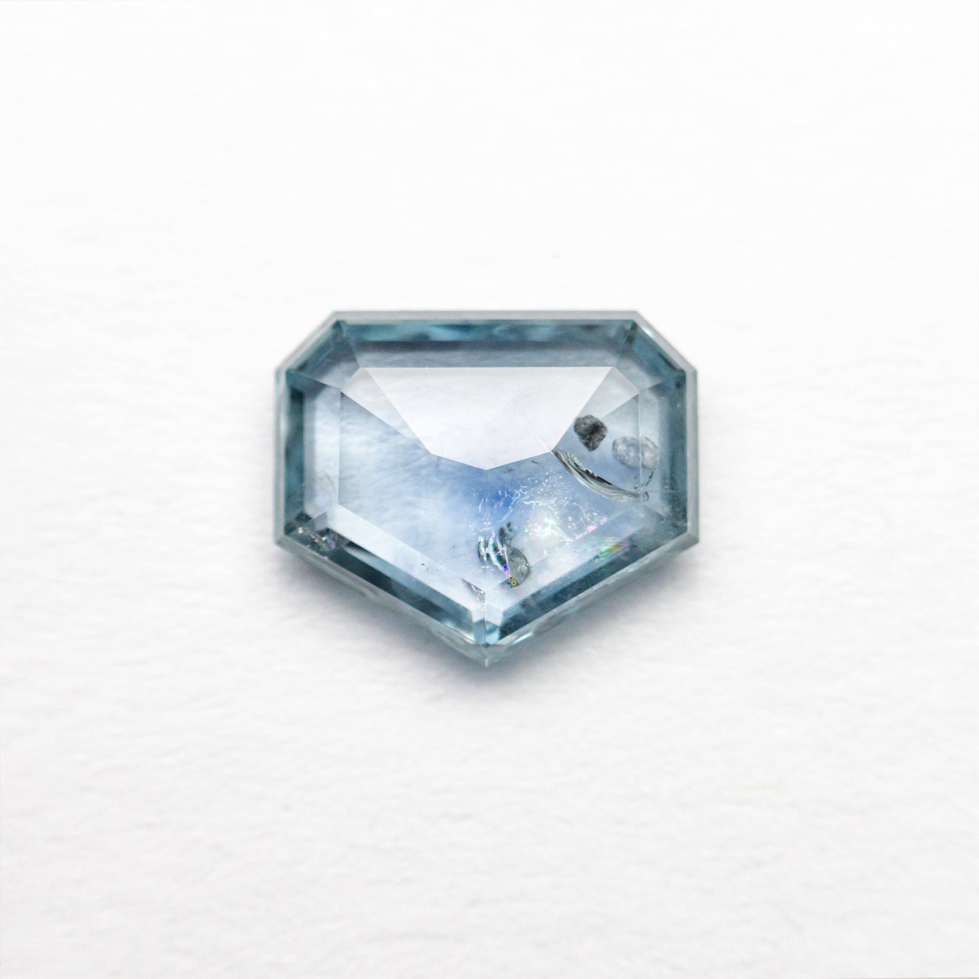 1.23ct 7.34x6.15x2.28mm Shield Rosecut Sapphire 22434-62