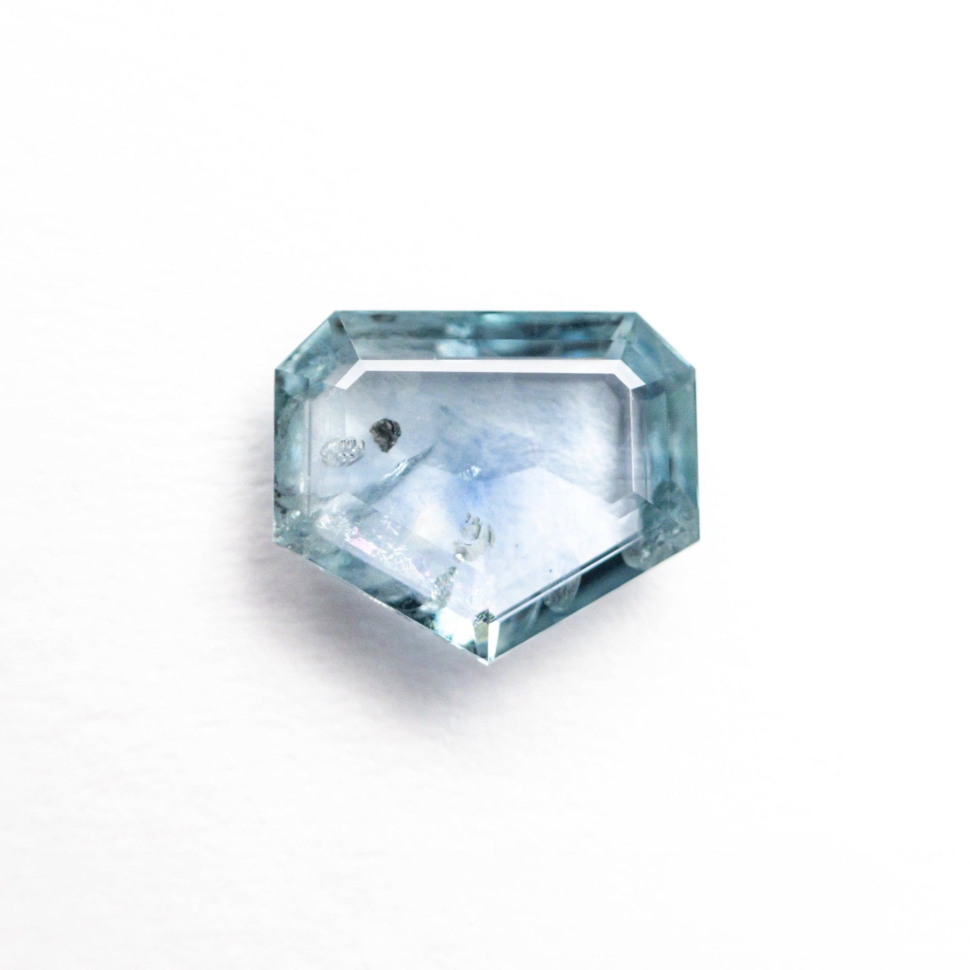 1.23ct 7.34x6.15x2.28mm Shield Rosecut Sapphire 22434-62