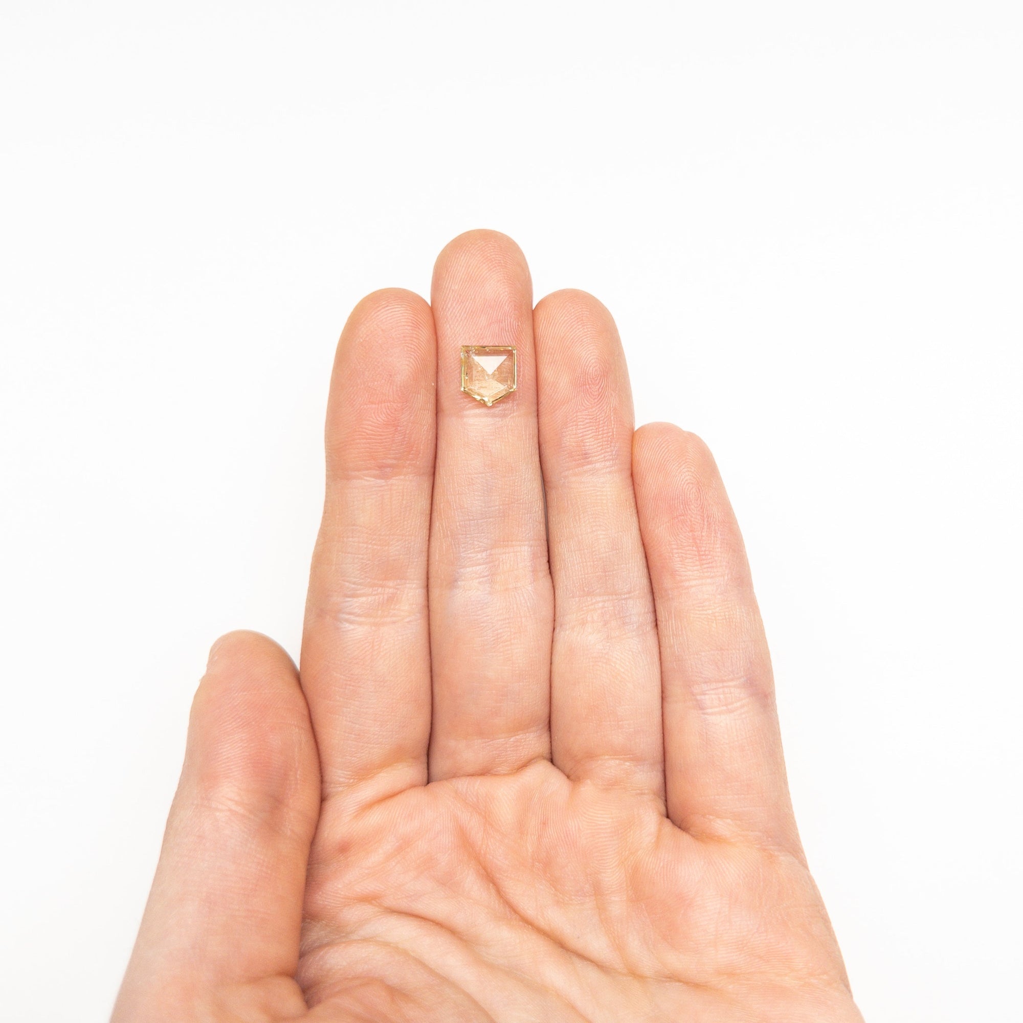 1.36ct 7.51x6.69x2.25mm Shield Double Cut Sapphire 22434-75