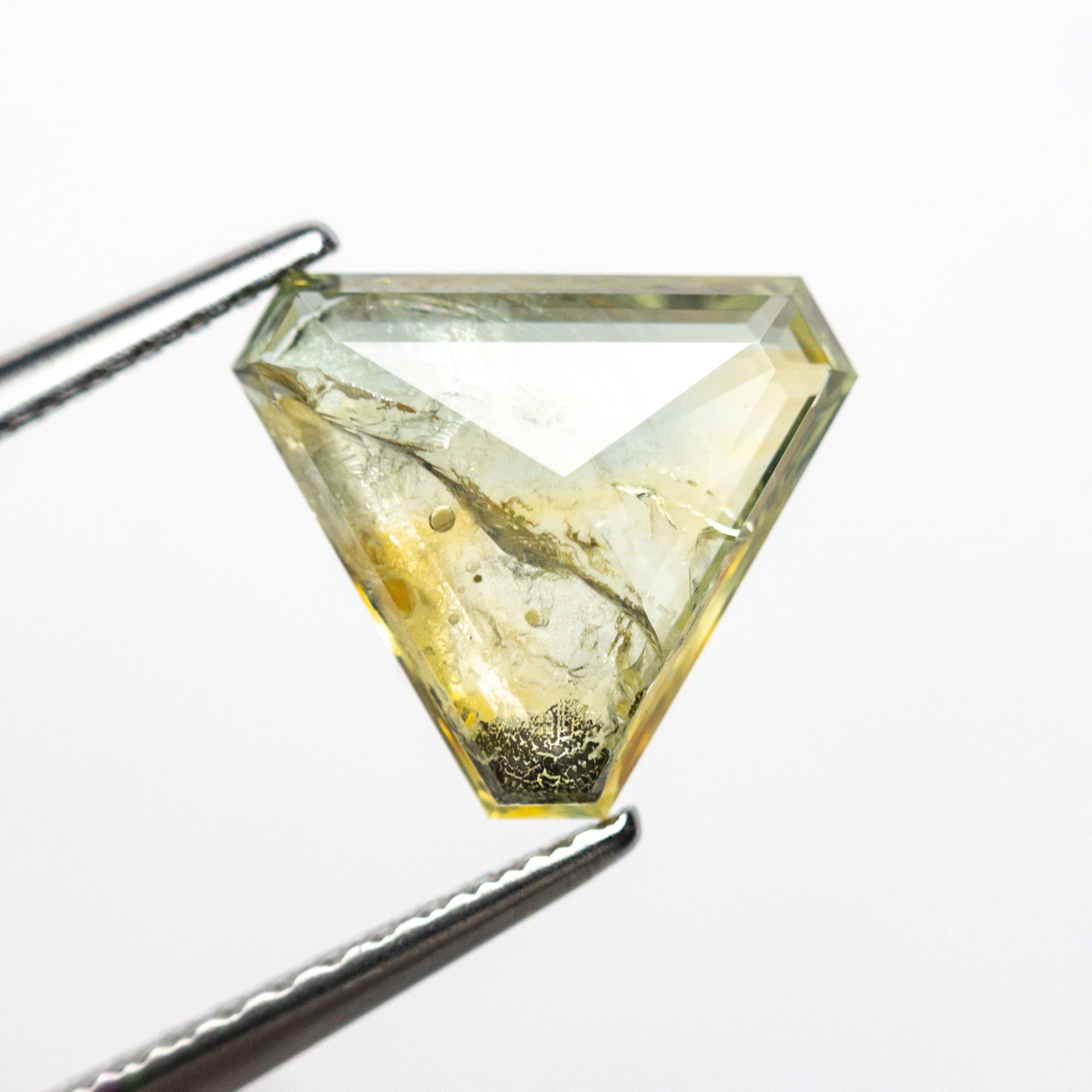 1.99ct 8.35x9.64x2.72mm Cut Corner Triangle Rosecut Sapphire 22434-77