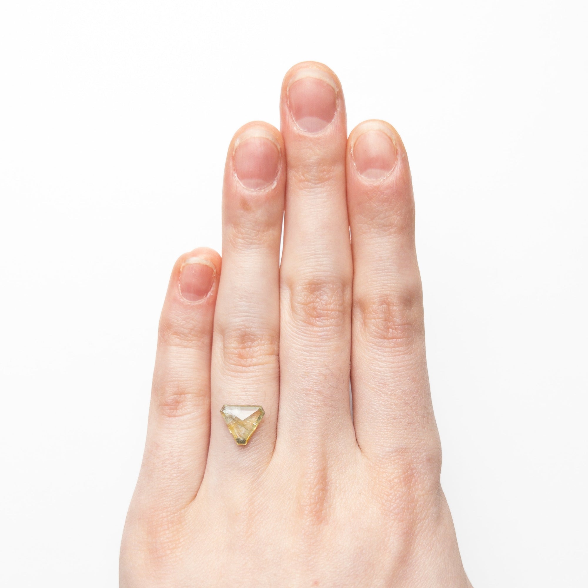 1.99ct 8.35x9.64x2.72mm Cut Corner Triangle Rosecut Sapphire 22434-77