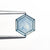 1.57ct 8.15x7.10x2.20mm Hexagon Portrait Cut Sapphire 23474-60