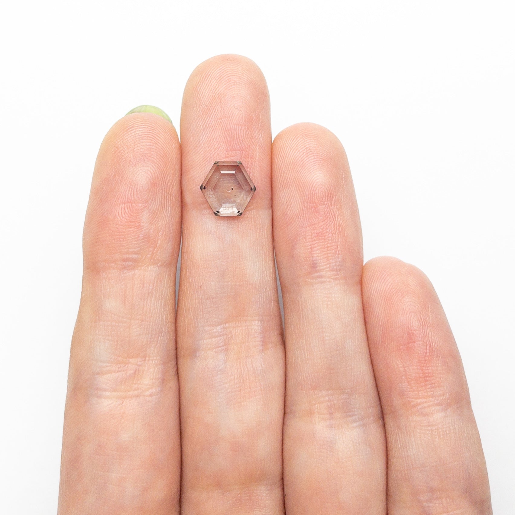 2.49ct 7.98x8.31x3.35mm Hexagon Portrait Cut Sapphire 23678-10