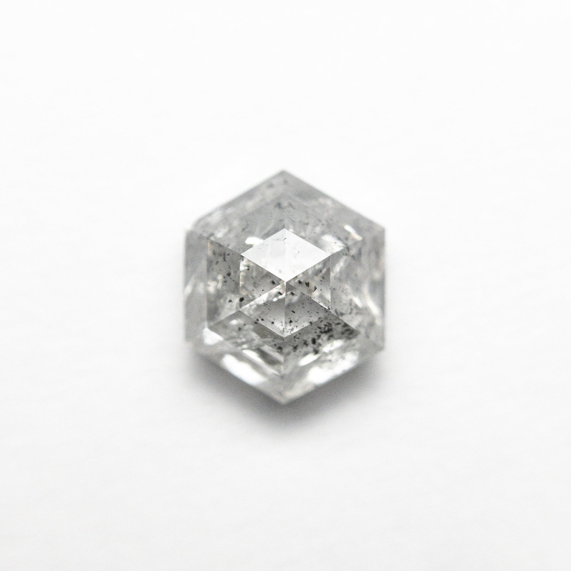 1.01 CT 8.9 X 5.6 MM Natural Loose Diamond, Hexagon outlet Diamond, Grey Color Hexagon, for Hexagon Diamond Ring Gift R3255