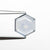 1.96ct 8.20x7.08x2.94mm Hexagon Portrait Cut Sapphire 23709-04