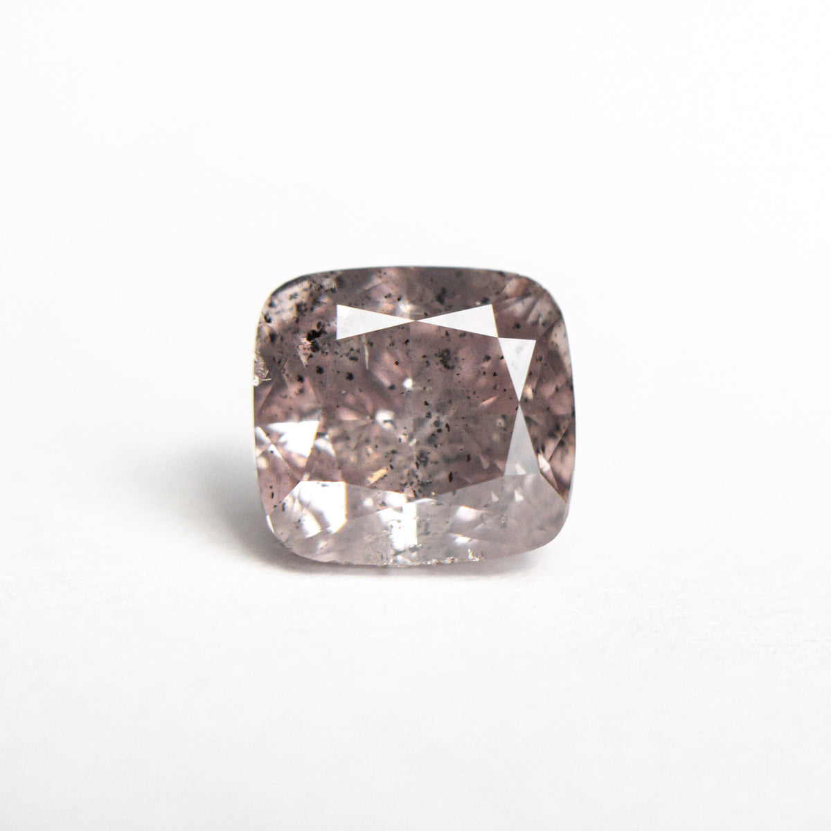 
            2.03ct 7.11x6.65x4.61mm GIA I2 Fancy Brownish Purplish Pink Cushion Brilliant 23911-01