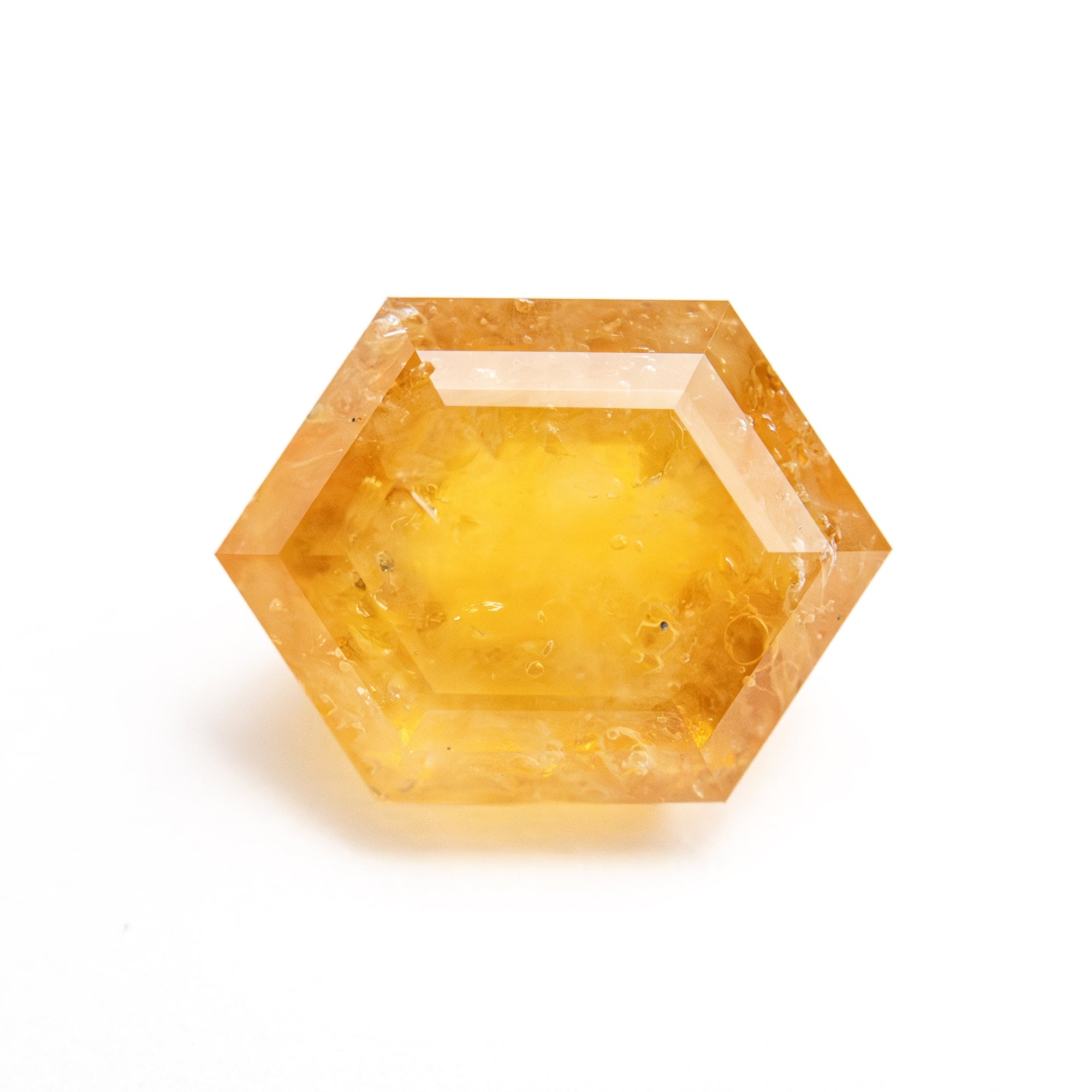 3.77ct 10.22x7.63x5.50mm Hexagon Step Cut Sapphire 24185-01