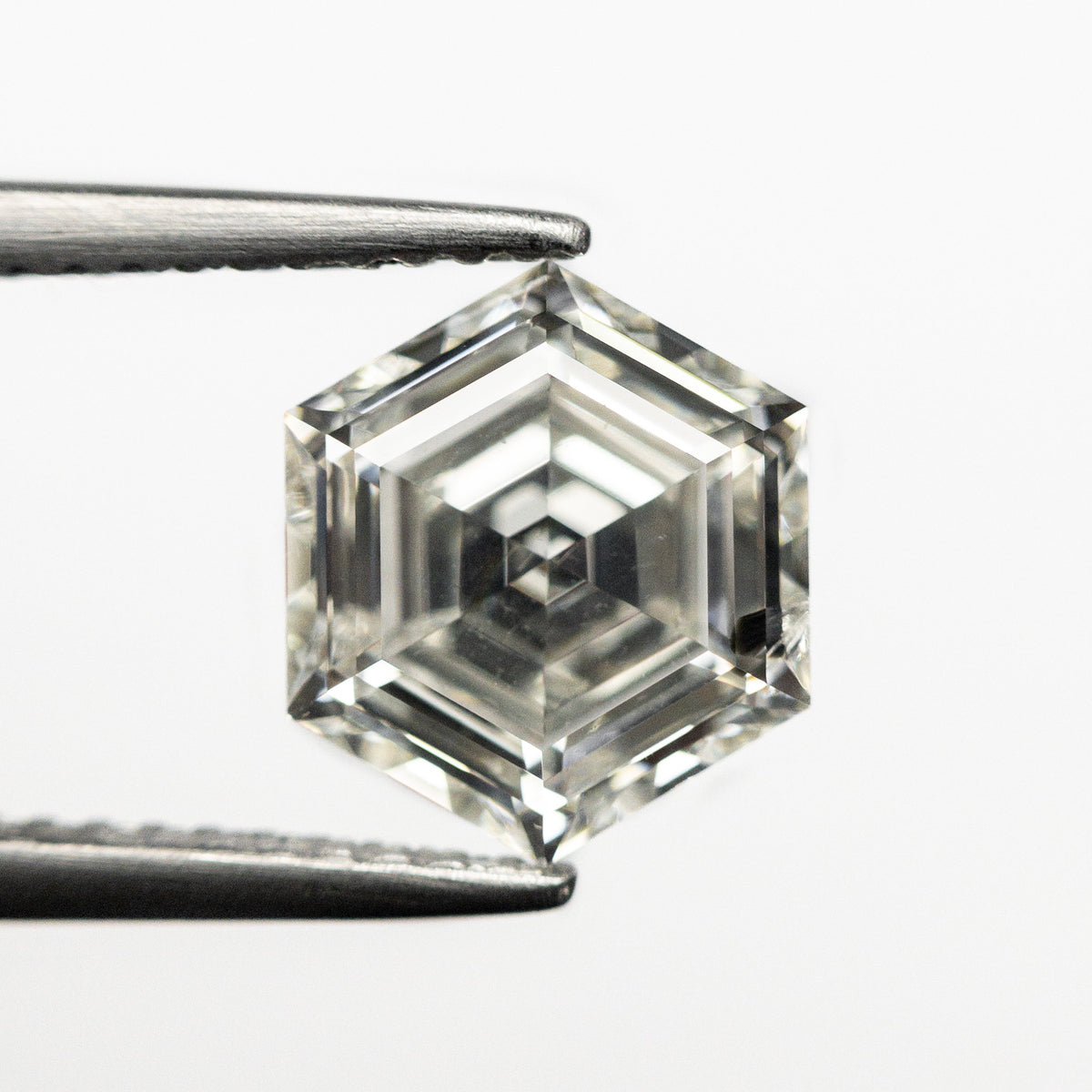 
            2.05ct 9.11x9.03x4.05mm SI2+ J Hexagon Step Cut 24276-01