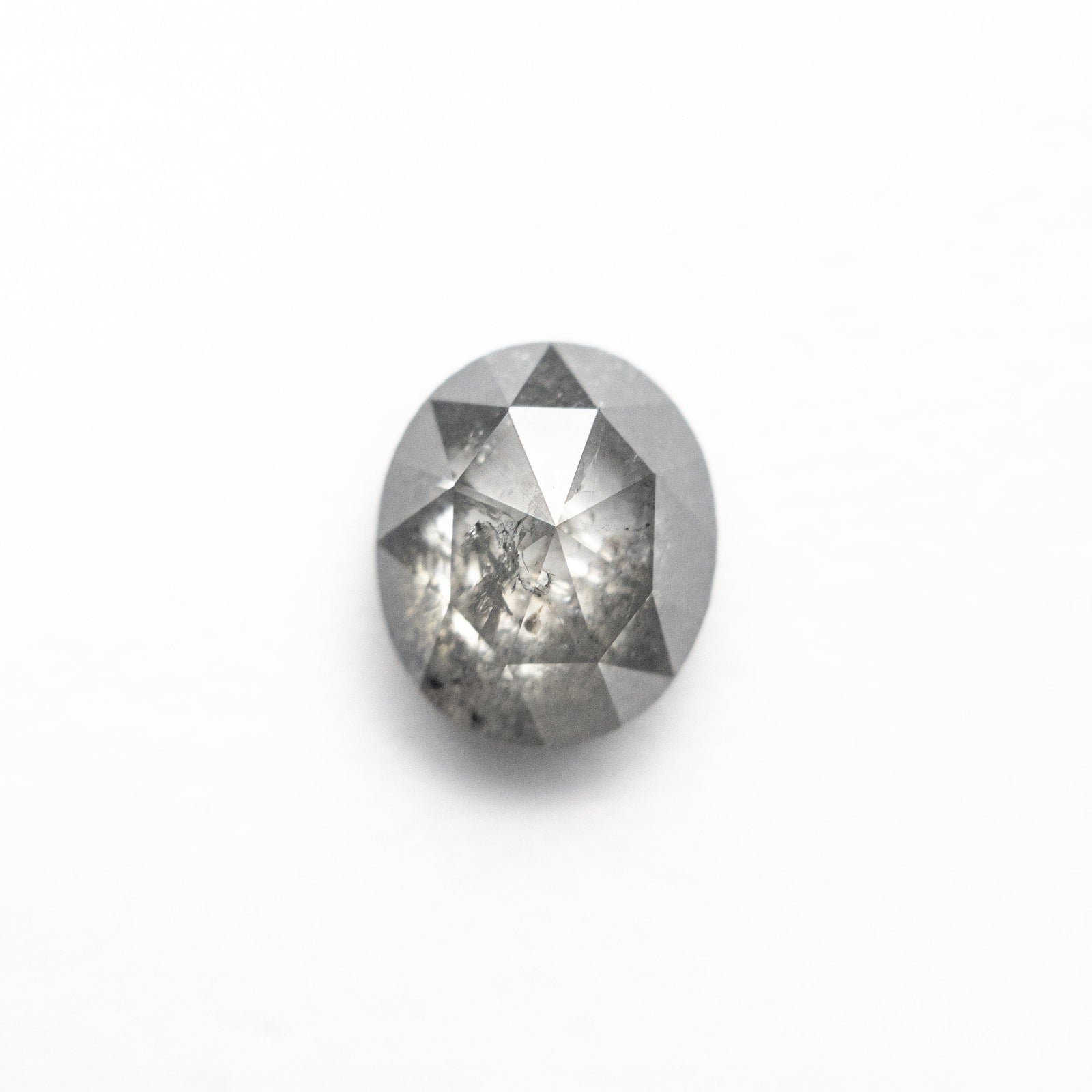 Natural Loose Rose cheapest Cut Grey Green Diamond Color 1.26 CT 4.73 MM Round Rose Cut Shape Diamond N1965