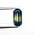 1.54ct 9.43x4.58x3.34mm Cut Corner Rectangle Step Cut Sapphire 25188-01