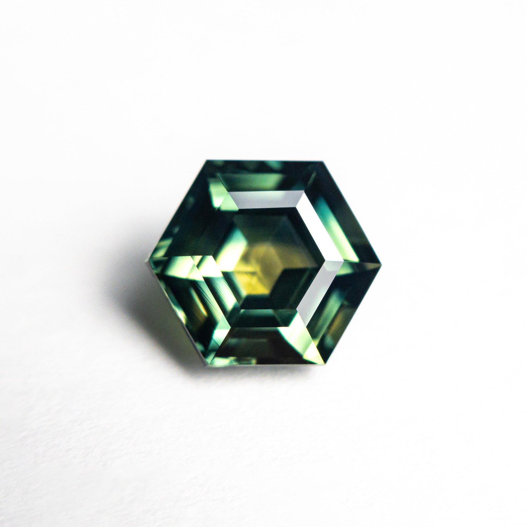 Sour Apple Heart Cut Emerald Bombe Ring