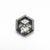 1.53ct 7.30x612x4.27mm Hexagon Rosecut 25452-16