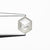 0.66ct 6.84x5.46x2.11mm Hexagon Rosecut 25457-16