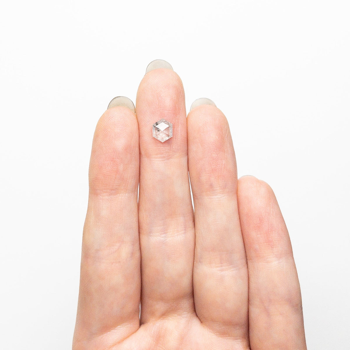 
            0.65ct 6.55x5.41x2.28mm Hexagon Rosecut 25457-22