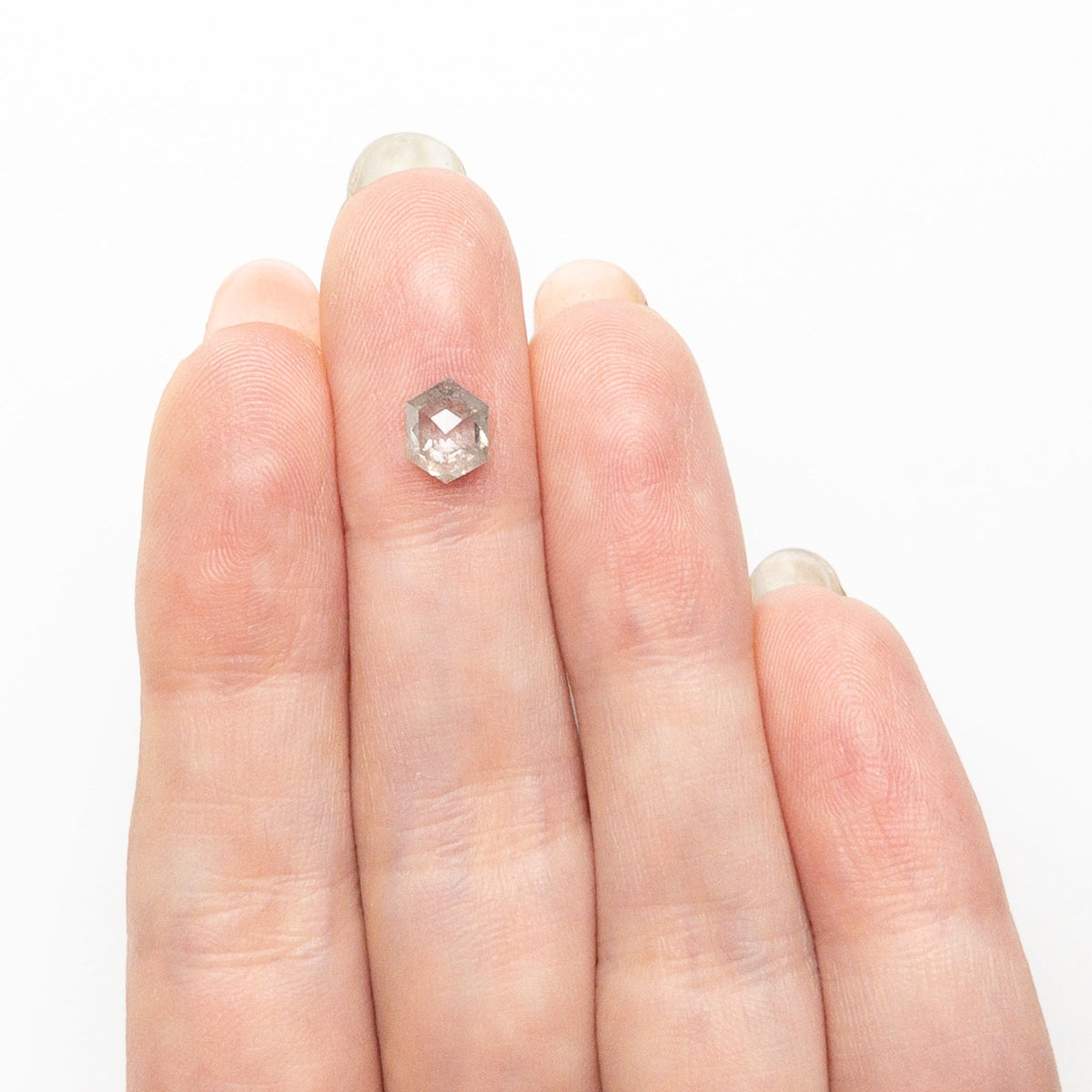 
            0.87ct 6.88x5.34x2.65mm Hexagon Rosecut 25457-30